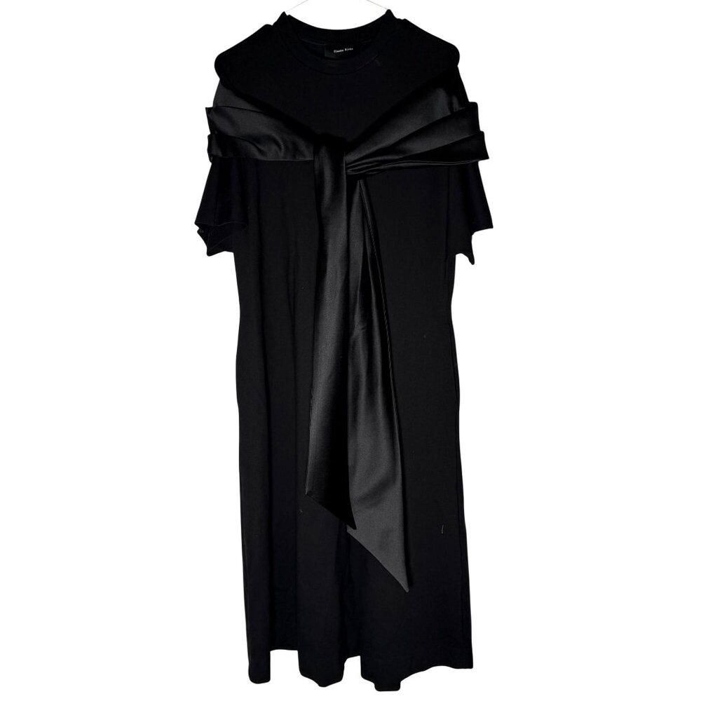 Simone Rocha Wrap A-Line Dress Black Size Small